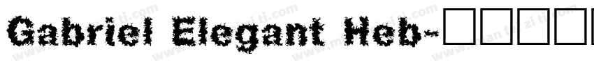 Gabriel Elegant Heb字体转换